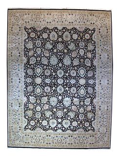 Fine Vintage Persian Tabriz Design 9'2" x 12'2"