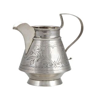A Russian 875/1000 silver milk jug - Moscow 1899-1908, Prokofiev I.L.