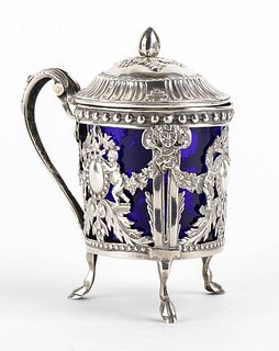 A French Louis XVI silver mustard pot - Paris 1781