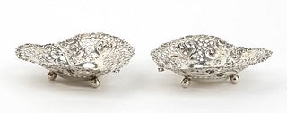 A pair of US sterling silver basket - Gorham Manufacturing Co.
