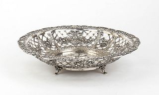 A German silver basket - Hanau, late 19th Century