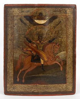 A Russian Icon of the Arcangel Michael - early 19th Century