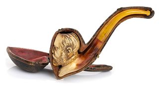 An Italian meerschaum pipe - late 19th early 20th Century