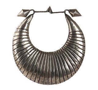 Miao silver ceremonial necklace - HMong north Laos late 19th, early 20th Century