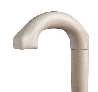An ivory mounted  walking stick cane - England early 20th Century 