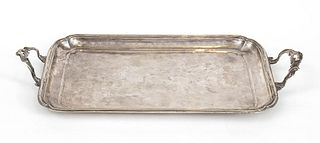 An Italian silver tray - Rome, late XVIII Century