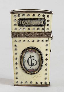 A French ivory manicure set - late 19th Century