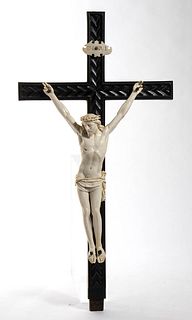 A French ivory Crucifix - 19th Century