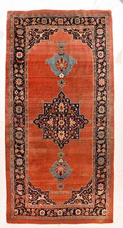 Fine Antique Persian Bijar 5'5'' X 10
