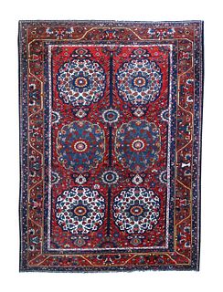 Fine Semi Antique Persian Bakhtiari - 5'4'' X 7'5''