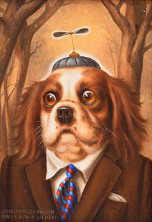 Donald Roller Wilson "Richard" Dog Painting