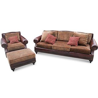 Ralph Lauren Leather Sofa Set