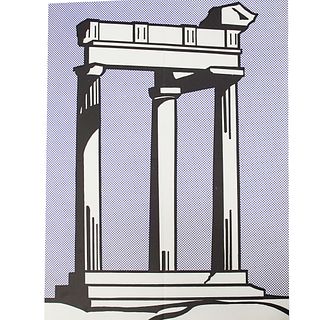 Roy Lichtenstein (American,1923-1997) "Temple" Lithograph