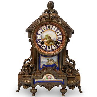 19th Cent. Japy Freres French Gilt ClockÂ