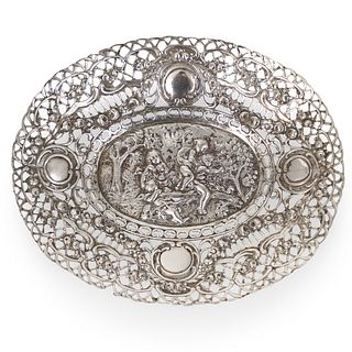 Continental Sterling Silver Reticulated Bowl