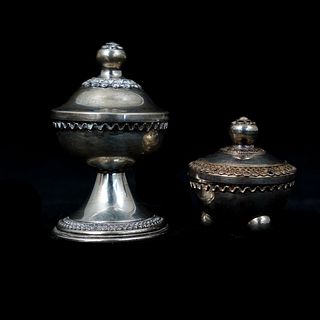 (2) Two Sterling SIlver Pillboxes