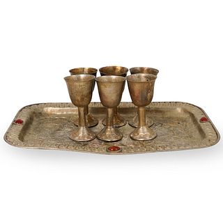 Chinese Cup & Tray Set