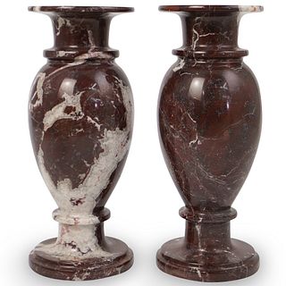 Pair Of Marble Vases