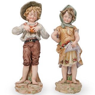 Pair Of Ceramic Figurines