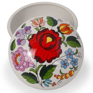 Kalocsa Hand Painted Porcelain Bowl