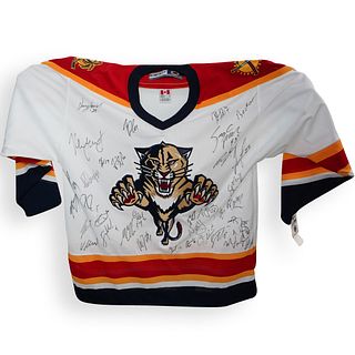 Team Signed Panthers Hockey Jersey