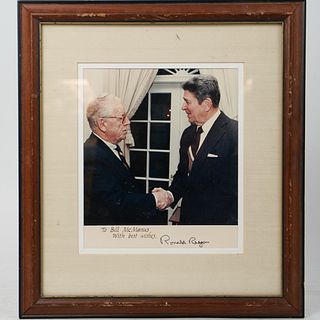 Ronald Reagan Signature and Photograph