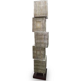Contemporary Stacked Cube Lamp