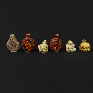 Six (6) Chinese composition Table Top Items