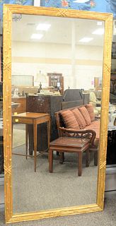 Giltwood mirror with two-part glass, rectangular mirror plate within a faux bamboo frame,lg. 72",  wd. 36". Estate of Marilyn Ware Strasburg, PA.