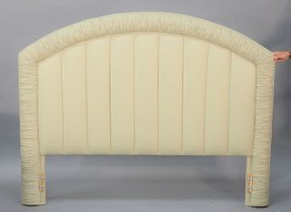 Custom upholstered queen size headboard, ht. 55". Estate of Marilyn Ware Strasburg, PA.