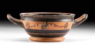 Greek Attic Pottery Kylix - Dionysos & Grapevines