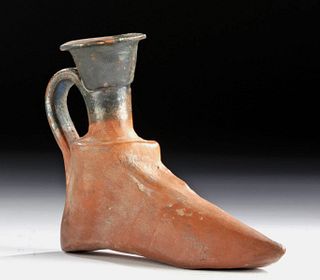 Greek Attic Aryballos Shoe-Form, ex-Christie's (TLd)