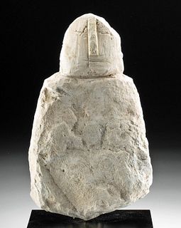 Chilean Neolithic Sandstone Guardian Idol Figure