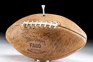 Autographed 1960s Football Lombardi, Bear Bryant, Hayes