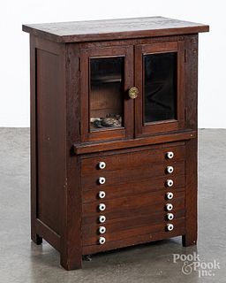 Small Victorian specimen cabinet