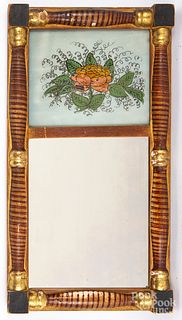 Sheraton painted mirror, 19th c.