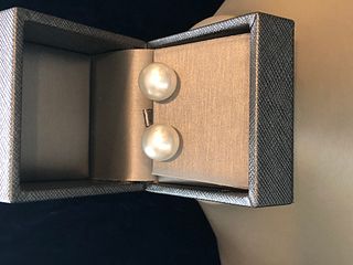Fine 13.5mm White South Sea Pearl Earrings
