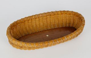 Paul Willer Oval Nantucket Bread Basket