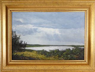 John Whitney Oil on Linen, "Long Pond"