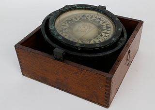 Ritchie, Boston Box Compass, 19th Century