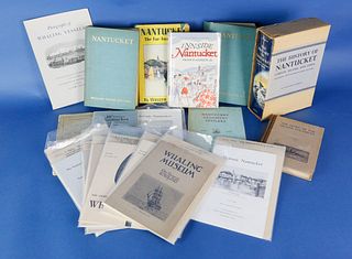 Collection of 15 Vintage Nantucket Island Books and Historical Pamphlets