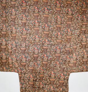 Chintz Coverlet For a 4-Poster Bed, mid 19th Century