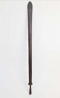 Steel Blubber Boarding Knife Whaling Tool, 19th Century