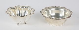 Two Sterling Silver Small Bowls