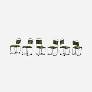In the manner of Warren McArthur, chairs, set of six