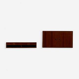 Hansen & Guldborg Furniture, wall-mounted cabinets, models 347 and 573