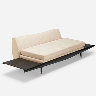 Adrian Pearsall, attribution, sofa with integrated tables