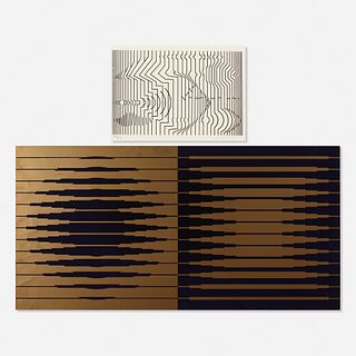 Victor Vasarely, two works