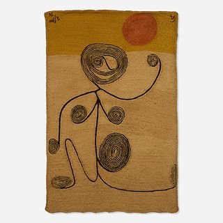 After Alexander Calder, Wall-hanging tapestry (Swirling Figure)
