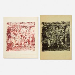 Jose Maria Cruxent, Untitled (two works)